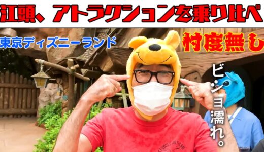 【東京ディズニーランド】江頭、アトラクションを忖度無しで乗り比べ【エガちゃんねる切り抜き】