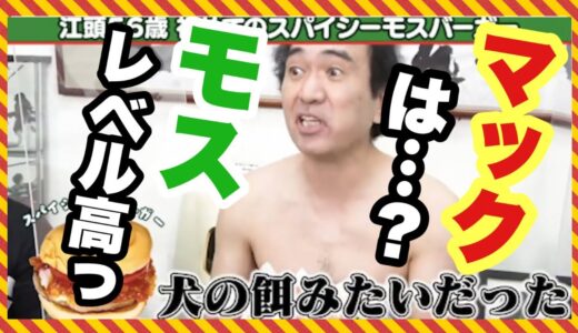 【エガ衝撃の評価！】初めてのスパイシーモスバーガーを食べたら何故かマックがディスられるww