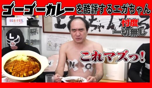 ゴーゴーカレーを酷評するエガちゃん